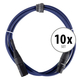 Pronomic Stage DMX3-2,5 DMX-kabel 2,5m 10x Set