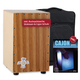 XDrum PERC CP-484 Cajon Peruana Zebrano Set incl. École de Cajon