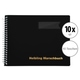 Helbling BMS15 Marschbuch schwarz 15 Taschen 10x Set