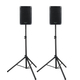 Pronomic C-210 MP 10" Set D'Enceintes Passives Avec Trépieds
