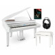 Classic Cantabile GP-A 810 Digitale Vleugel wit Hoogglans Set