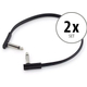 RockBoard Flat Patch Cable 30 cm Set de 2