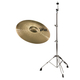 Paiste 18" PST 5 Medium Crash Set avec Support Cymbale Droit