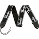 Fender Strap 2" Running Logo Strap Black/White