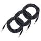 Pronomic Stage INST-10T Instrumentenkabel Klinke 10m Textil 3x Set