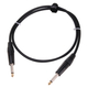 Pronomic Stage INST-0,5 Câble Instrument Jack 0,5m noir