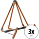 K&M 17580 Heli 2 Support Guitare Acoustique Liège Set de 3
