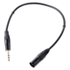 Pronomic Stage JXM-0.5 Stereo Jack/XLR Kabel 0,5m Zwart