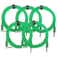 Pronomic Trendline INST-3NG Cable de Instrumento 3m verde Set de 5