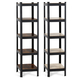 Étagère De Stockage Design Stagecaptain Heavyrack Anthracite Lot De 2