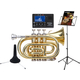 Classic Cantabile TT-400 Bb-Pockettrompet Messing Starterset