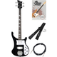 Rocktile Pro RB-400B Blackbird E-Bass Black Set