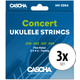 Cascha 2054 Concert Ukulele Strings 3x Set