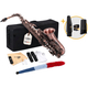 Classic Cantabile Winds AS-450 Antique Red Alto Saxophone ESM Set