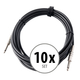 Pronomic Instrumentenkabel / Klinkenkabel 6 m 10x Set