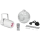 Set Eurolite LED PST-5 QCL Spot ws con Sfera Specchiata