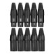 Pronomic XFXMPLUG Connecteur XLR Noir femelle/mâle - 2x Pack de 5