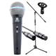 Pronomic Superstar XLR Ensemble Microphone Microphone+ Pied+ Câble XLR