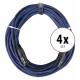 Pronomic Stage DMX3-20 DMX-kabel 20m 4x set