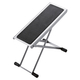 K&M Footstool 14670 Nickel-Colored