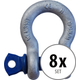 Litecraft Omega Manille 3,25 t Lot De 8