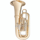 B&S 3099/2 WG-L Tuba En Fa Laiton Doré Laqué