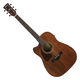 Ibanez AW54LCE-OPN Guitarra Para Zurdos Open Pore Natural