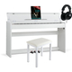 McGrey DP-18 WM E-Piano Weiß matt Set