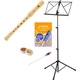 Moeck 1250 Flûte À Bec Scolaire Allemande Érable Set