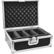 Roadinger Flightcase 4x AKKU Flat Light Serie