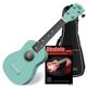 Classic Cantabile US-100 TQ Sopraan Ukulele Turquoise Set incl. Tas + Leerboek