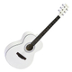 Dimavery AW-303 Guitare Folk Blanche