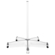 Showlite RS-100W Rolling Stand for Magnifying Lamp White