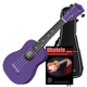 Classic Cantabile US-100 VT Sopraan Ukulele Violet Set incl. Tas + Leerboek