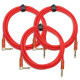 Pronomic Trendline INST-3R Cavo per Strumenti 3m rosso set da 3