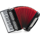 Classic Cantabile Accordéon 96 Basses "Secondo V" Noir