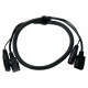 Pronomic Stage IECD-1 DMX Hybrid Cable C/DMX 1m