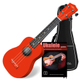 Classic Cantabile US-100 RD Sopraan Ukulele Rood Set incl. Tas + Leerboek