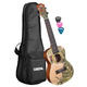 Cascha Art Series Concert Ukulele Leafy
