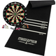 Stagecaptain DBS-1715C BullsEye Champion Set Cible de Fléchettes avec Tapis