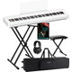 Yamaha P-225WH Stage Piano White Set