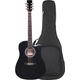 Classic Cantabile WS-10BK-CE Chitarra Western Nera Con Pickup Set Borsa