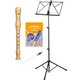 Mollenhauer Blockflöte 1042 Student Barock Birne Natur Set