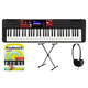 Casio CT-S1000V Casiotone Keyboard Schwarz Set