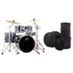Mapex Venus Stage Drumkit Steel Blue Metallic Tas Set