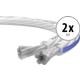 Oehlbach Silverline SP-25 Cable de Altavoz Plateado 4m Set de 2