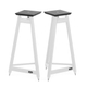 Solidsteel SS-6 Speaker Stands Pair White