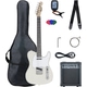 McGrey Rockit E-Gitarre TL-Style Komplettset Antique White