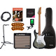 Ibanez AZ22S1F-TKS Standard E-Guitare Transparent Black Sunburst Set