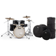 Pearl Export EXX705NBR/C31 Drumkit Jet Black Set mit Taschen